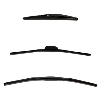 DIY Solutions® - Driver (22"), Passenger Side (19") and Rear (10") Black Wiper Blade Set