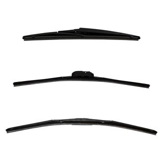 DIY Solutions® - Driver (22"), Passenger Side (19") and Rear (12") Black Wiper Blade Set