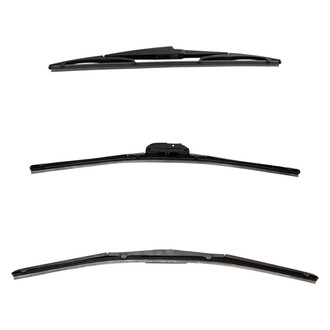 DIY Solutions® - Driver (22"), Passenger Side (19") and Rear (14") Black Wiper Blade Set