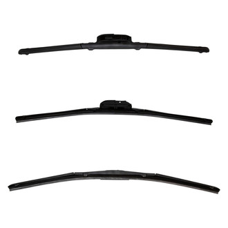 DIY Solutions® - Driver (22"), Passenger Side (18") and Rear (19") Black Wiper Blade Set