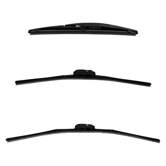 DIY Solutions® - Driver (24"), Passenger Side (19") and Rear (10") Black Wiper Blade Set