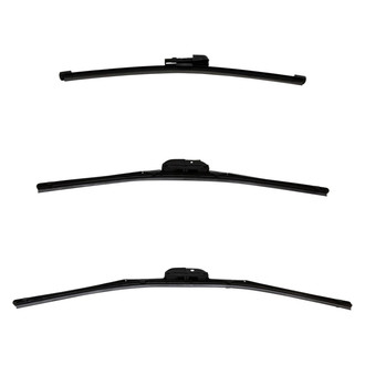 DIY Solutions® - Driver (24"), Passenger Side (19") and Rear (11") Black Wiper Blade Set