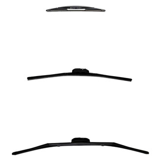 DIY Solutions® - Driver (26"), Passenger Side (19") and Rear (12") Black Wiper Blade Set