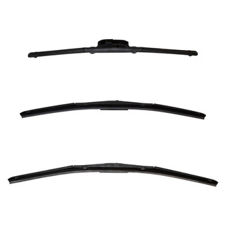 DIY Solutions® - Driver (22"), Passenger Side (18") and Rear (20") Black Wiper Blade Set