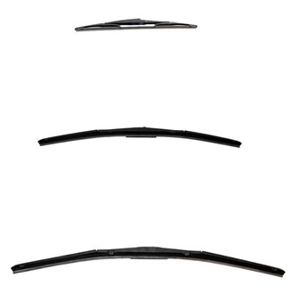 DIY Solutions® - Driver (22"), Passenger Side (20") and Rear (14") Black Wiper Blade Set