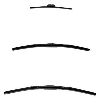 DIY Solutions® - Driver (22"), Passenger Side (20") and Rear (16") Black Wiper Blade Set
