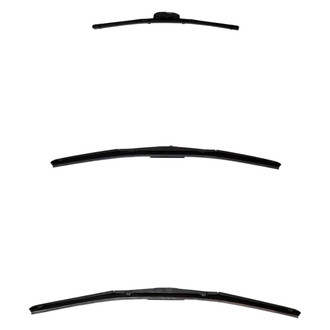 DIY Solutions® - Driver (22"), Passenger Side (20") and Rear (17") Black Wiper Blade Set