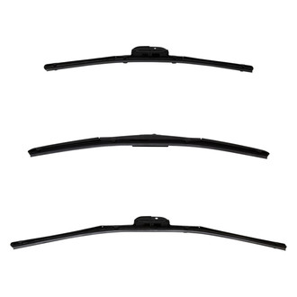 DIY Solutions® - Driver (24"), Passenger Side (20") and Rear (17") Black Wiper Blade Set