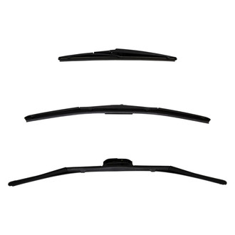 DIY Solutions® - Driver (26"), Passenger Side (20") and Rear (12") Black Wiper Blade Set