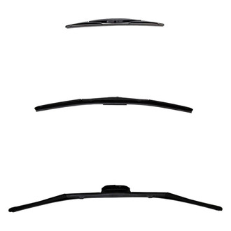 DIY Solutions® - Driver (26"), Passenger Side (20") and Rear (14") Black Wiper Blade Set