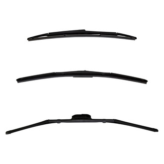 DIY Solutions® - Driver (28"), Passenger Side (20") and Rear (16") Black Wiper Blade Set