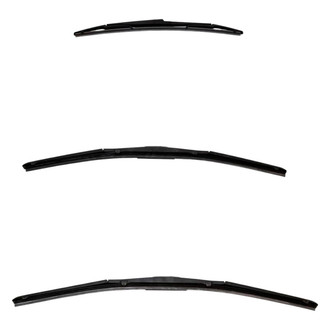 DIY Solutions® - Driver (22"), Passenger Side (21") and Rear (16") Black Wiper Blade Set