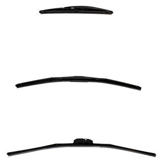 DIY Solutions® - Driver (24"), Passenger Side (21") and Rear (10") Black Wiper Blade Set