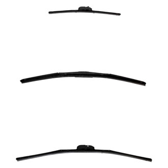 DIY Solutions® - Driver (24"), Passenger Side (21") and Rear (16") Black Wiper Blade Set