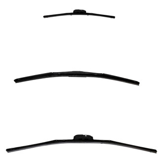 DIY Solutions® - Driver (24"), Passenger Side (21") and Rear (17") Black Wiper Blade Set