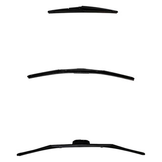 DIY Solutions® - Driver (26"), Passenger Side (21") and Rear (12") Black Wiper Blade Set