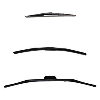 DIY Solutions® - Driver (26"), Passenger Side (21") and Rear (14") Black Wiper Blade Set
