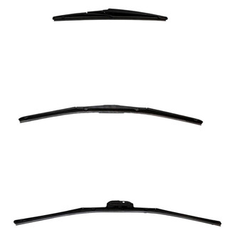 DIY Solutions® - Driver (24"), Passenger Side (22") and Rear (12") Black Wiper Blade Set