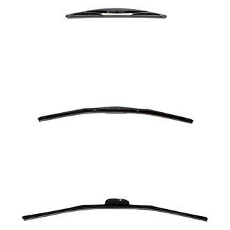 DIY Solutions® - Driver (24"), Passenger Side (22") and Rear (12") Black Wiper Blade Set