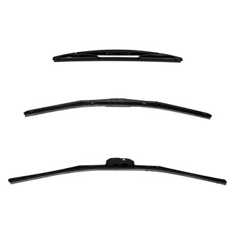 DIY Solutions® - Driver (24"), Passenger Side (22") and Rear (12") Black Wiper Blade Set