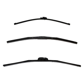 DIY Solutions® - Driver (24"), Passenger Side (22") and Rear (15") Black Wiper Blade Set
