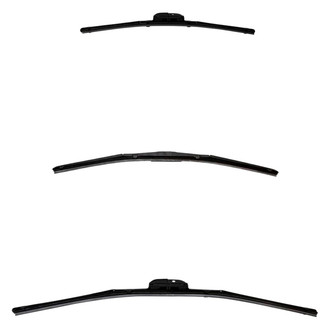 DIY Solutions® - Driver (24"), Passenger Side (22") and Rear (17") Black Wiper Blade Set