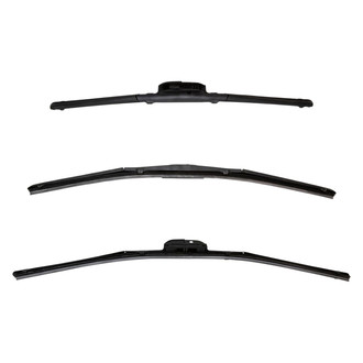 DIY Solutions® - Driver (24"), Passenger Side (22") and Rear (18") Black Wiper Blade Set