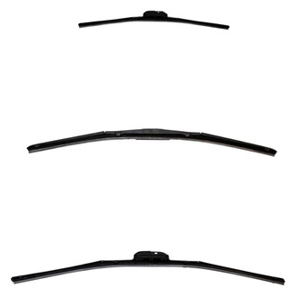 DIY Solutions® - Driver (24"), Passenger Side (22") and Rear (19") Black Wiper Blade Set