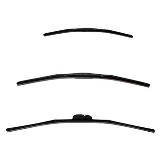 DIY Solutions® - Driver (24"), Passenger Side (21") and Rear (22") Black Wiper Blade Set