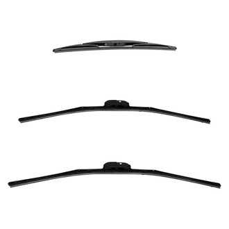 DIY Solutions® - Driver (26"), Passenger Side (24") and Rear (14") Black Wiper Blade Set
