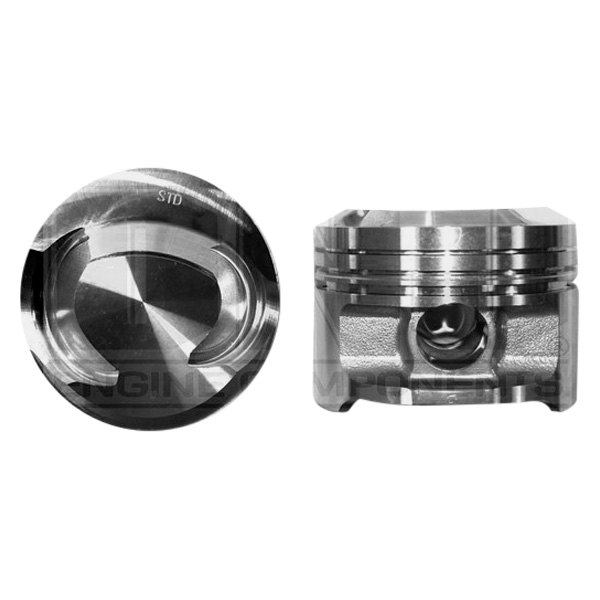 DNJ Engine Components® - Dome Top Piston Set