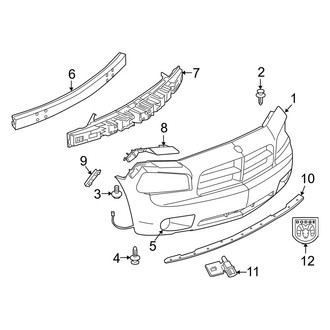Dodge OE - Front Bumper - Bumper & Components