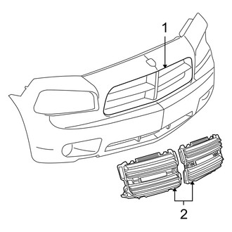 Dodge OE - Grille & Components (Pursuit / R/T / SE / SXT)