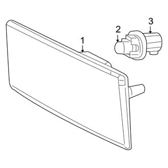 Dodge OE - Front Lamps - Side Marker Lamps