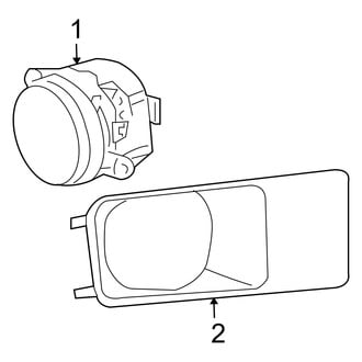 Dodge OE - Front Lamps - Fog Lamps