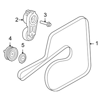 Dodge OE - Cooling - Belts & Pulleys