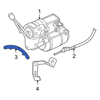 Dodge OE - Rear Starter Bracket