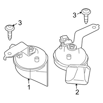 Dodge OE - Electrical - Horn