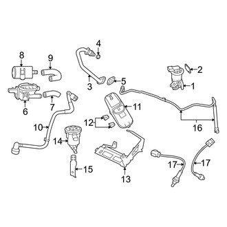 Dodge OE - Emission System - Emission Components (G Engine VIN Character)
