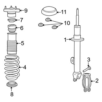 Dodge OE - Front Suspension - Struts & Components (AWD 3.5L / 5.7L)