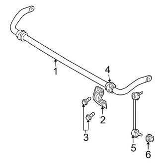 Dodge OE - Front Suspension - Stabilizer Bar & Components (AWD)