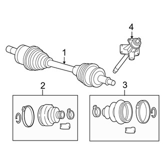 Dodge OE - Front Suspension - Drive Axles (R/T AWD)