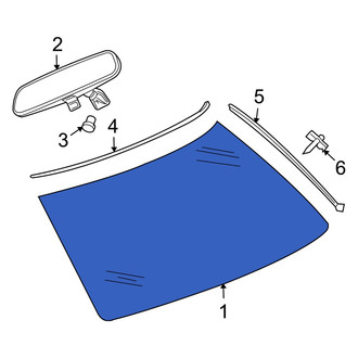 Dodge OE - Front Windshield