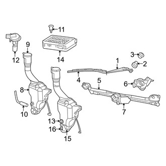 Dodge OE - Windshield - Wiper & Washer Components
