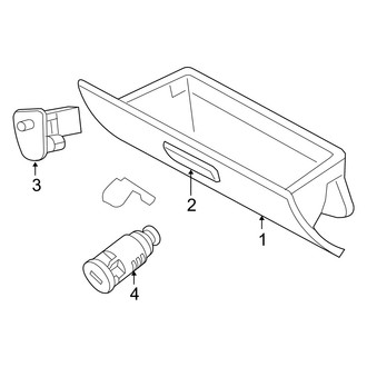 Dodge OE - Instrument Panel - Glove Box