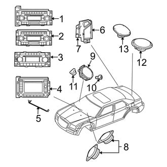 Dodge OE - Instrument Panel - Sound System
