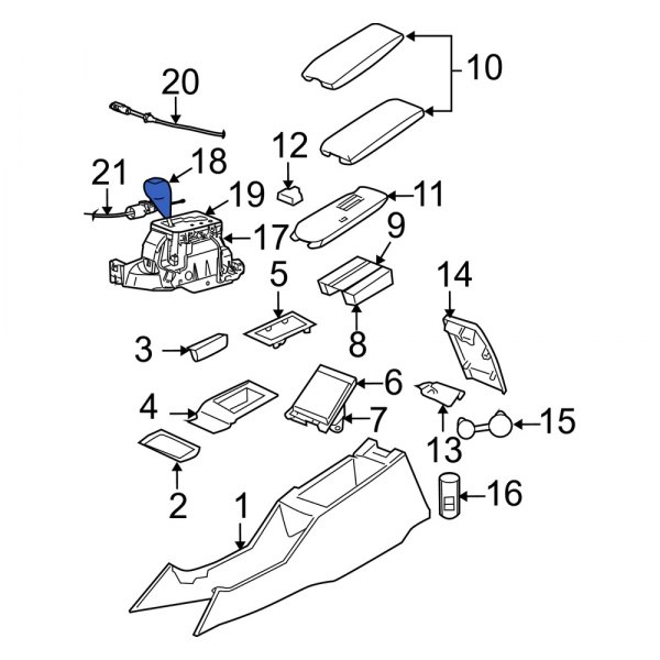 Automatic Transmission Shift Lever Knob