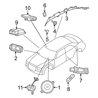 Dodge OE - Restraint Systems - Air Bag Components