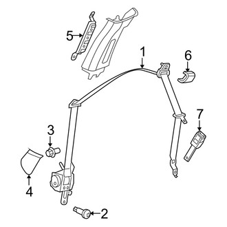 Dodge OE - Restraint Systems - Front Seat Belts