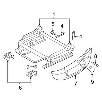 Dodge OE - Seats & Tracks - Tracks & Components (Manual Seat)